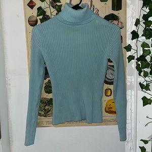 Y2k ribbed turtleneck